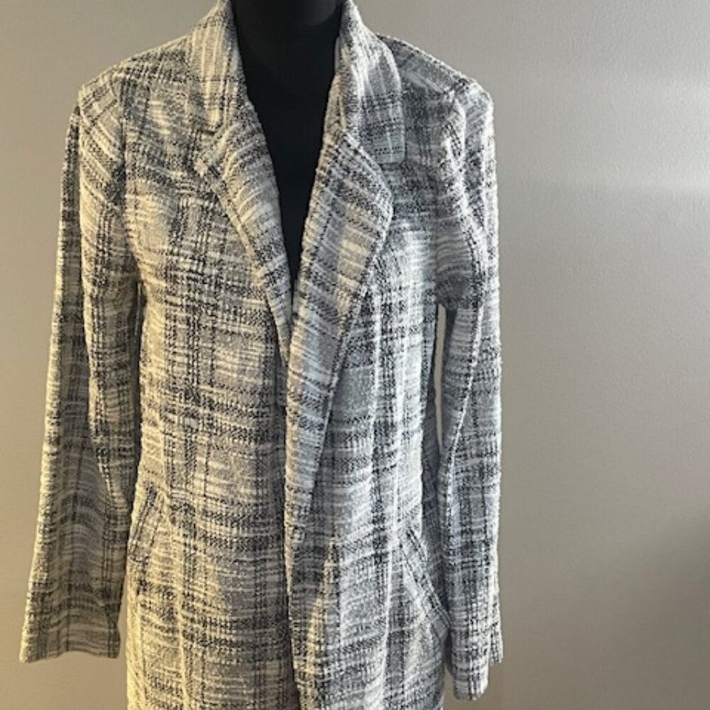 Black and White Topper Jacket